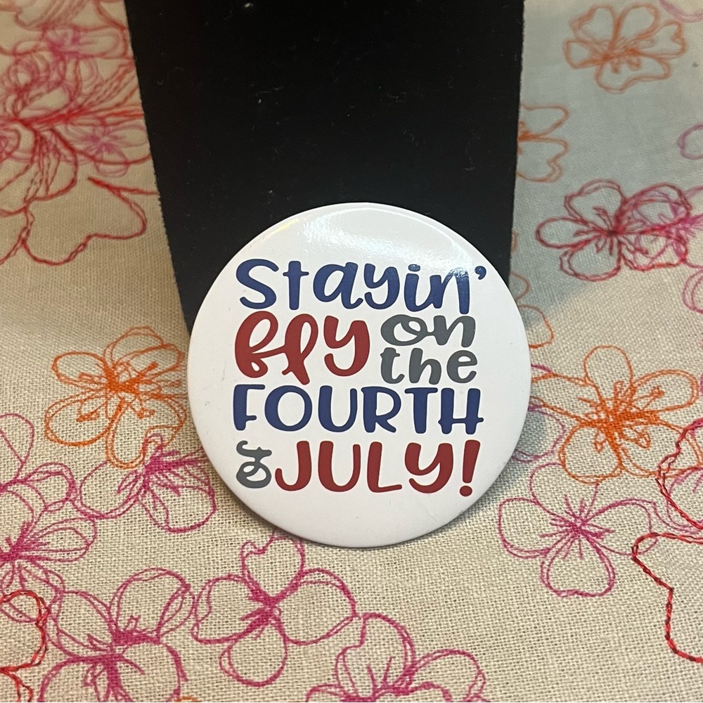 4th of July pin